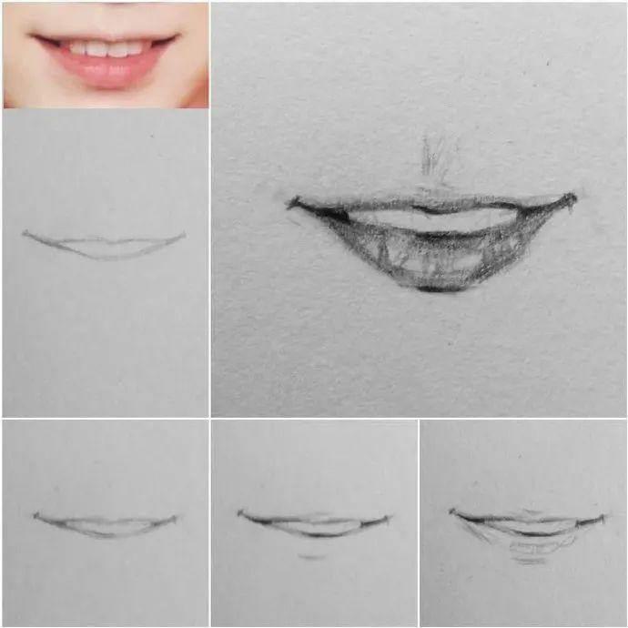 嘴唇简笔画 嘴巴简笔画卡通可爱