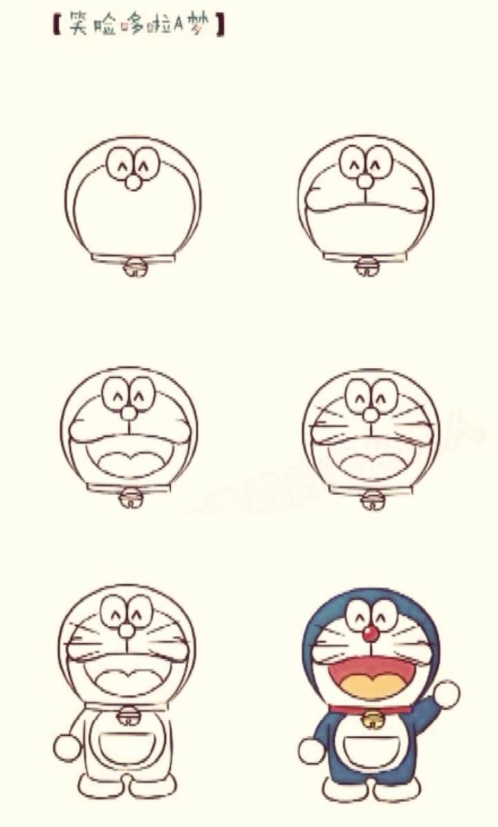 多拉a梦图片简笔画新 多拉a梦绘画图