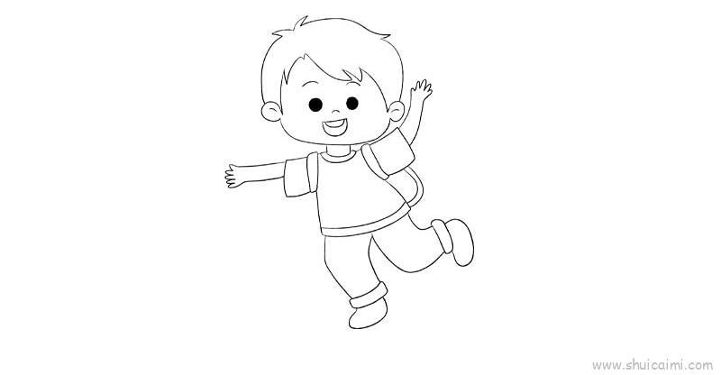 小男孩教程儿童画怎么画 小男孩教程简笔画好看