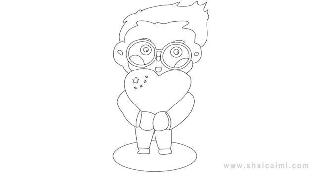 我爱祖国简笔画怎么画 我爱祖国简笔画顺序