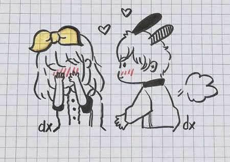 简笔画情侣 简笔画情侣小人