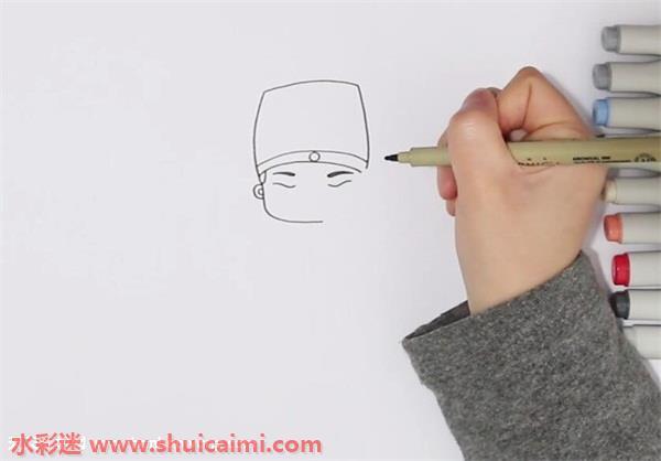 诸葛亮怎么画 诸葛亮简笔画简单好看带颜色