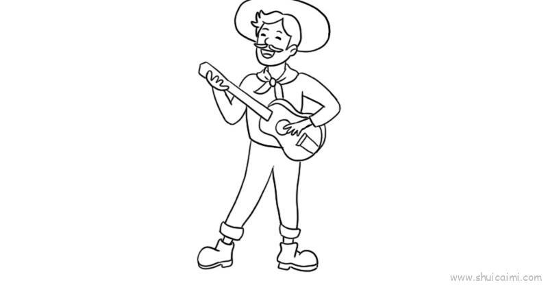 元旦汇演儿童画怎么画 元旦汇演简笔画简单