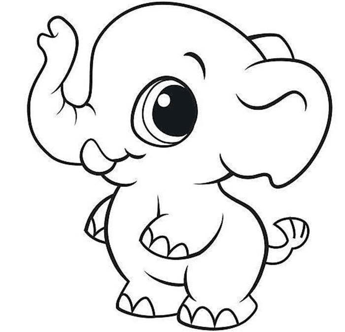 大象简笔画 大象简笔画图片