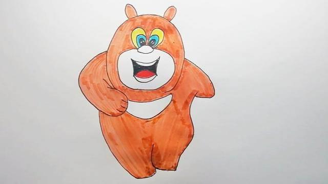 熊大简笔画图片 熊出没之熊大简笔画