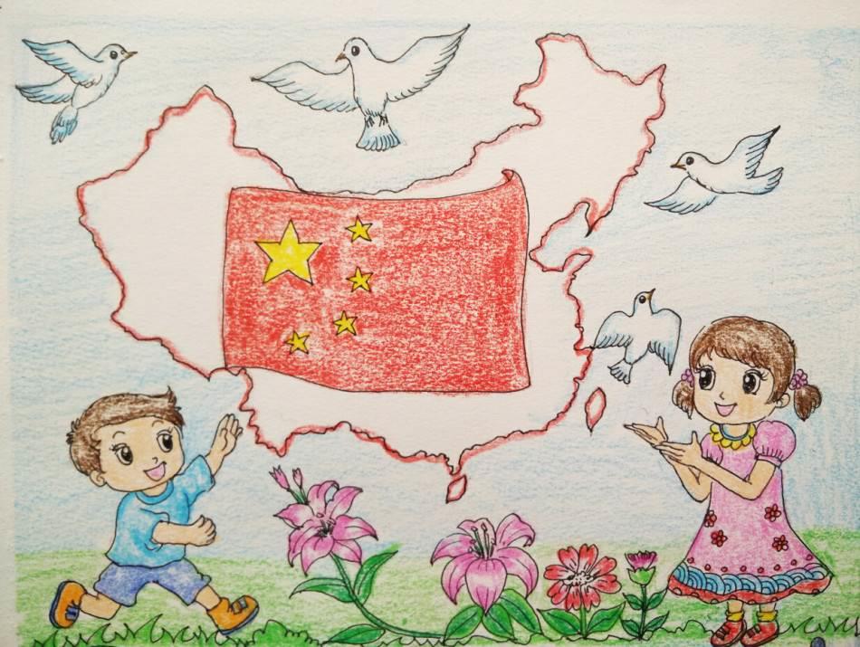 爱国简笔画 爱国简笔画 小学生