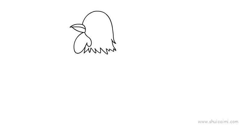 大公鸡儿童画怎么画 大公鸡简笔画简单又好看