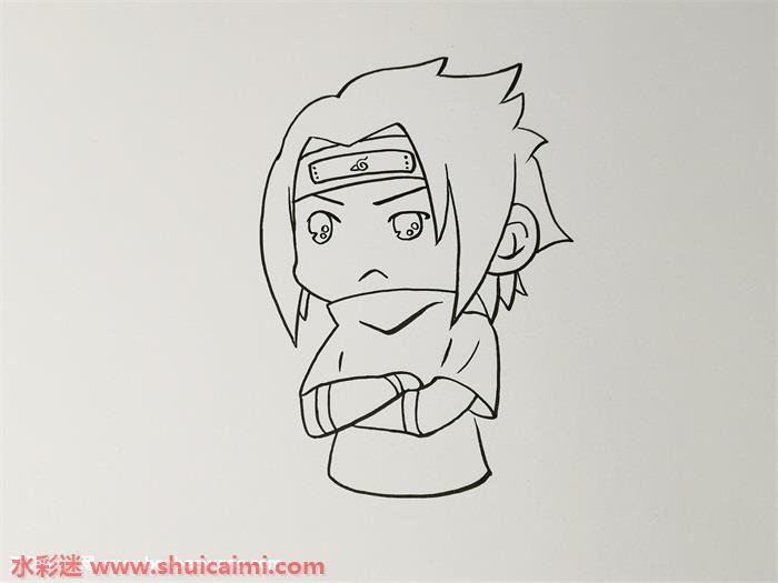 佐助怎么画 佐助简笔画画法