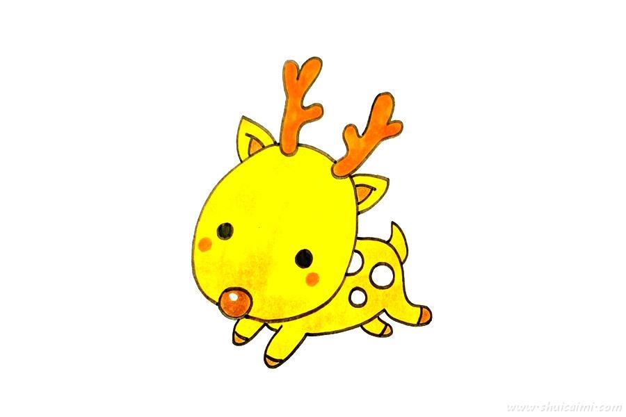 麋鹿怎么画 麋鹿简笔画画法
