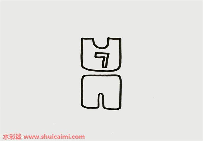 运动服怎么画 运动服简笔画漂亮彩色