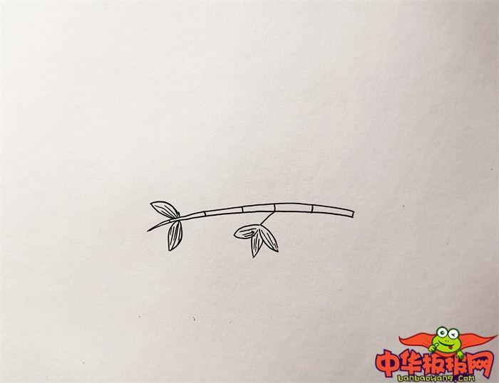 抱着竹子熊猫怎么画 抱着竹子熊猫简笔画简单易画彩色