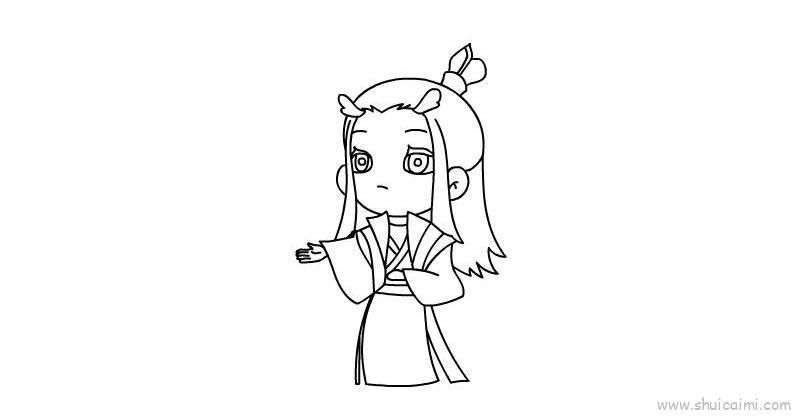 敖丙儿童画怎么画 敖丙简笔画简单