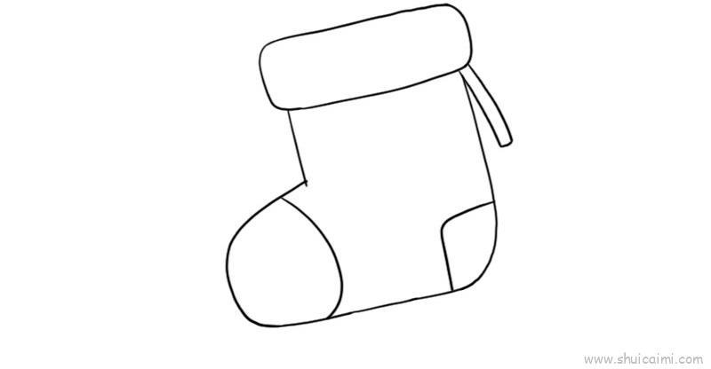 圣诞袜儿童画怎么画 圣诞袜简笔画画法