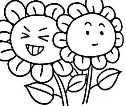 简笔画花 简笔画花草类