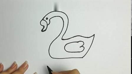 简笔画鹅 简笔画图片大全