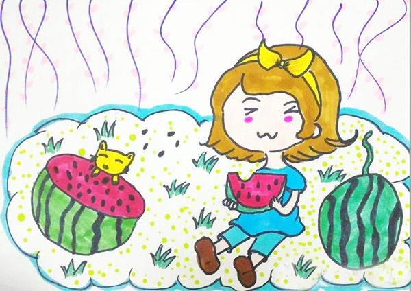 夏季简笔画图片大全 夏季简笔画图片大全集彩色