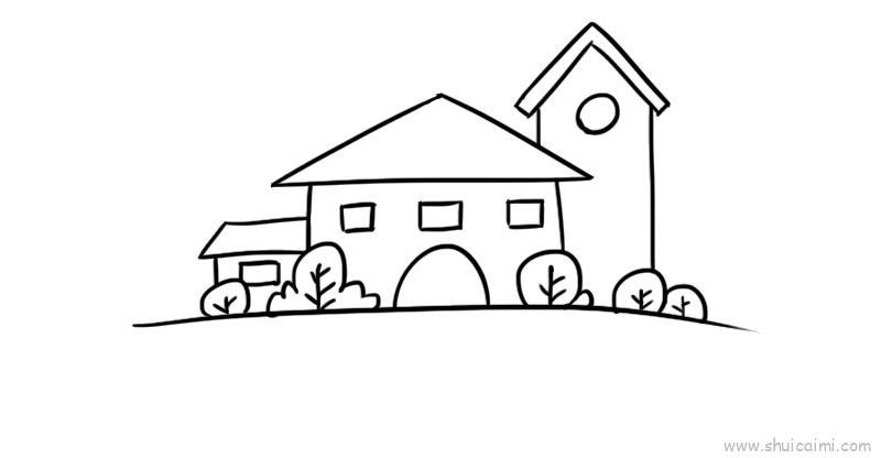 我儿童画怎么画 我简笔画步骤