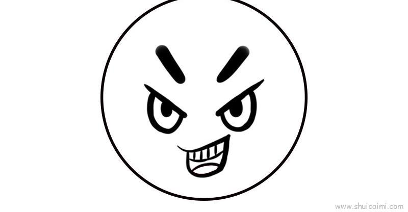 邪恶儿童画怎么画 邪恶简笔画简单