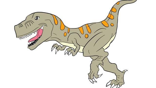 恐龙简笔画大全带颜色 恐龙简笔画大全带颜色可爱