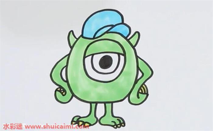 怪兽大学怎么画 怪兽大学简笔画简单好看