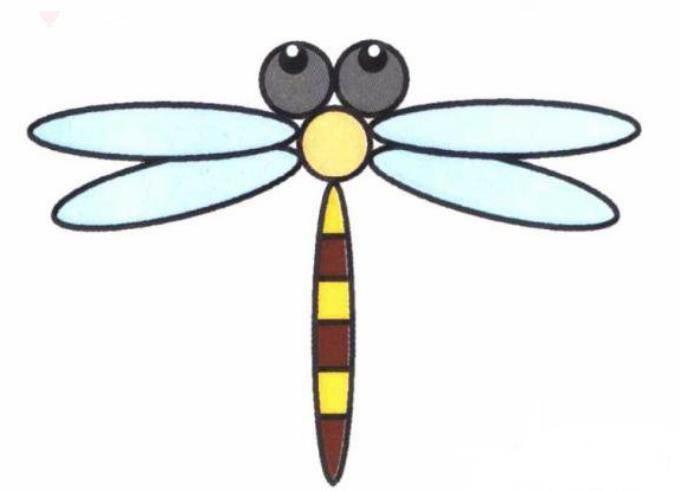 蜻蜓简笔画 蜻蜓简笔画简单又漂亮