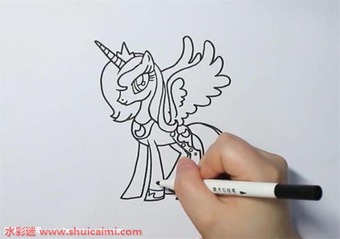 月亮公主怎么画 月亮公主简笔画简单易画