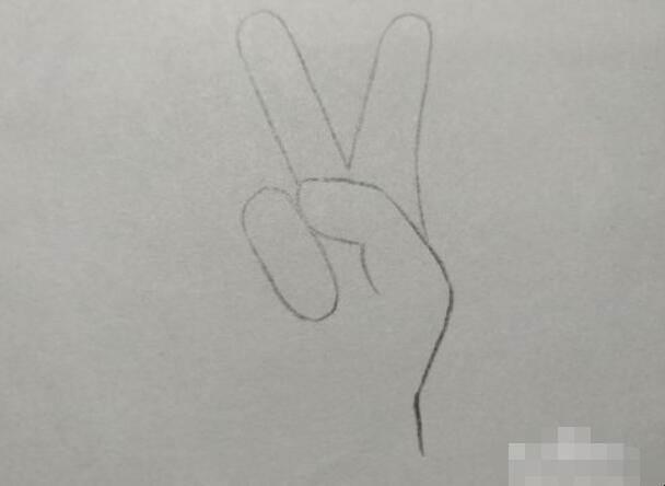 一只手简笔画 一只手简笔画图片