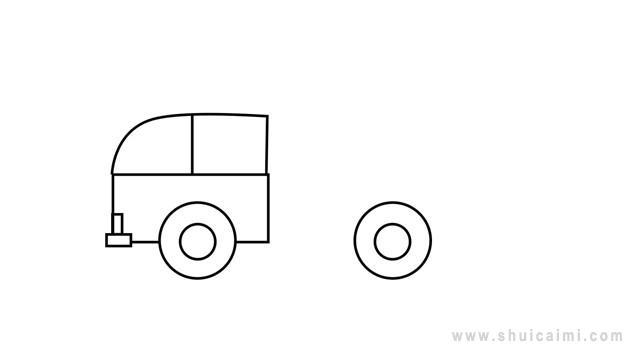 洒水车简笔画怎么画 洒水车简笔画简单又好看