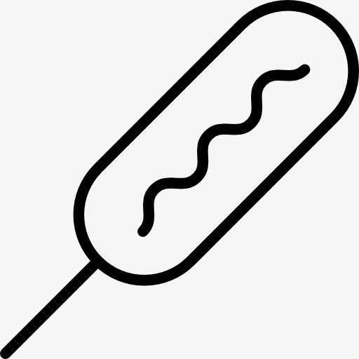 热狗简笔画 热狗简笔画图片