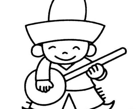 小男孩的简笔画图片大全 小男孩的简笔画图片