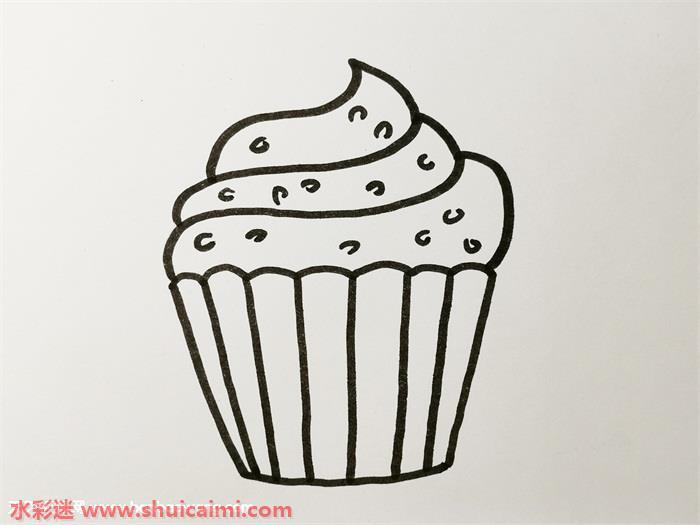 甜品怎么画 甜品简笔画图片大全带颜色