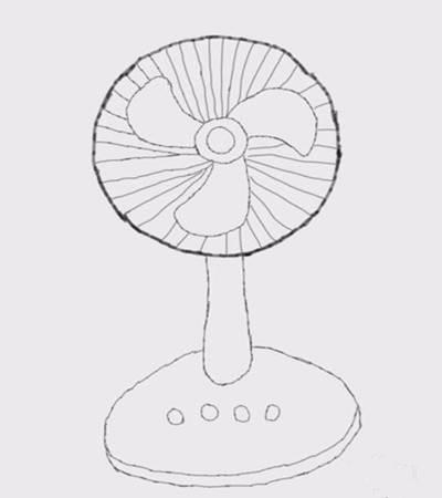 风扇简笔画 风扇简笔画图片大全