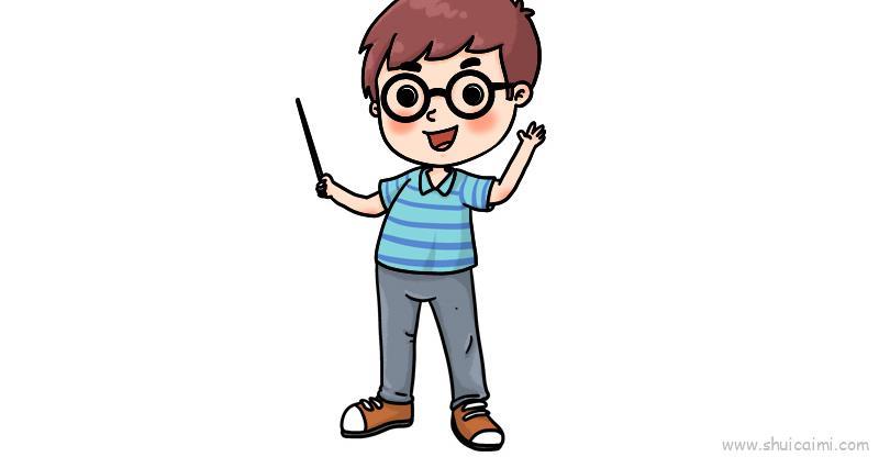 教师节儿童画怎么画 教师节简笔画图片