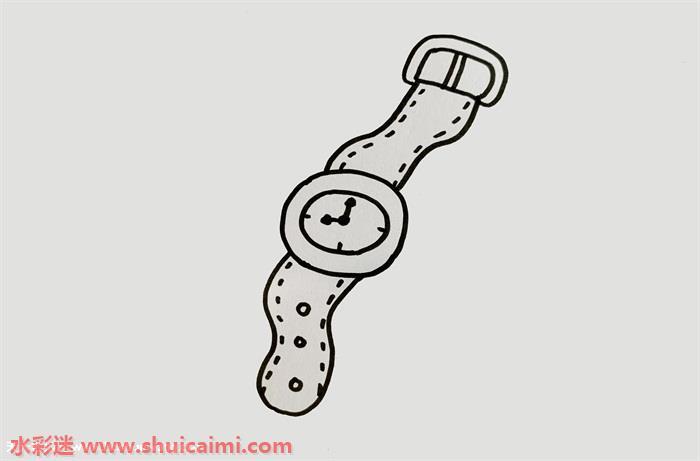 手表简笔画怎么画画法