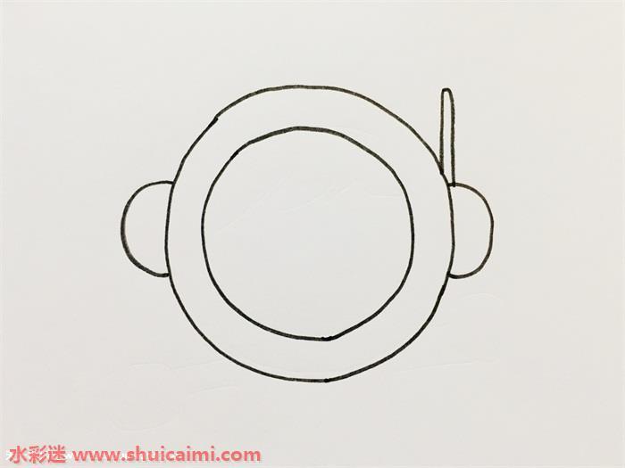 宇航员怎么画 宇航员简笔画步骤