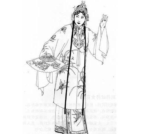 戏曲人物简笔画 戏曲人物简笔画花旦