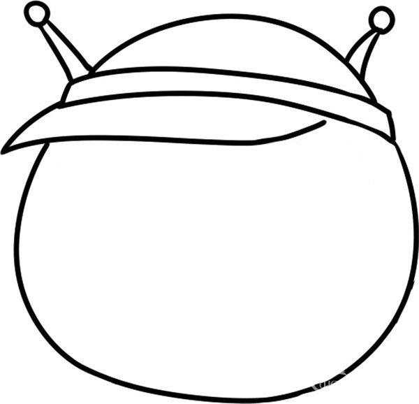 举小旗的蚕宝宝的简笔画怎么画 举小旗的蚕宝宝简笔画图片大全