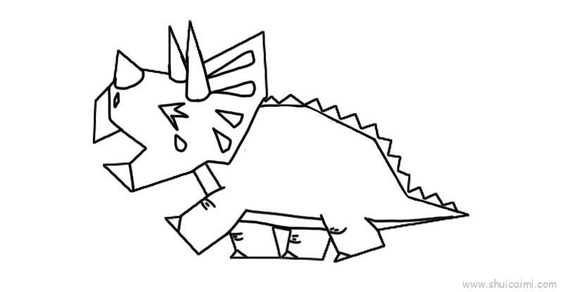 恐龙儿童画怎么画 恐龙简笔画画法