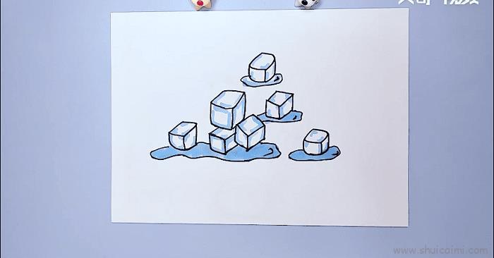 冰简笔画怎么画?冰的简笔画详细教程
