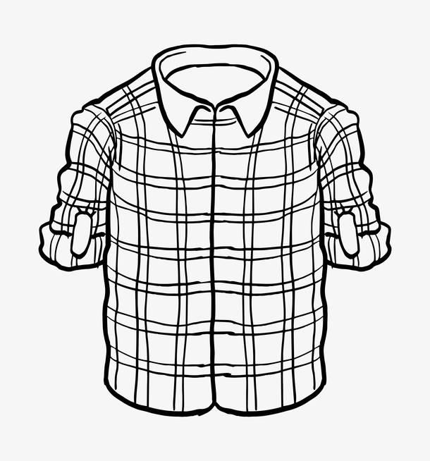 衬衫简笔画 衬衫简笔画图片