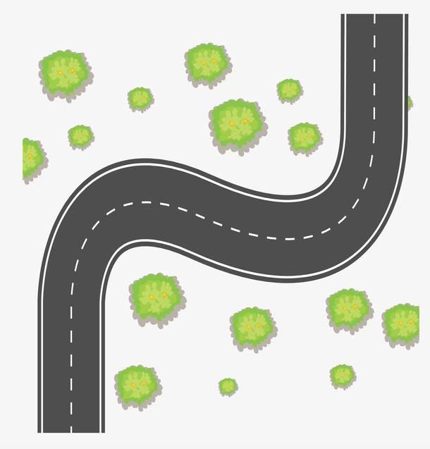 马路简笔画 马路简笔画图片