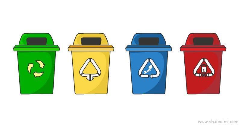 垃圾分类儿童画怎么画 垃圾分类简笔画简单又好看
