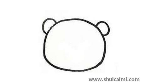 小熊儿童简笔画