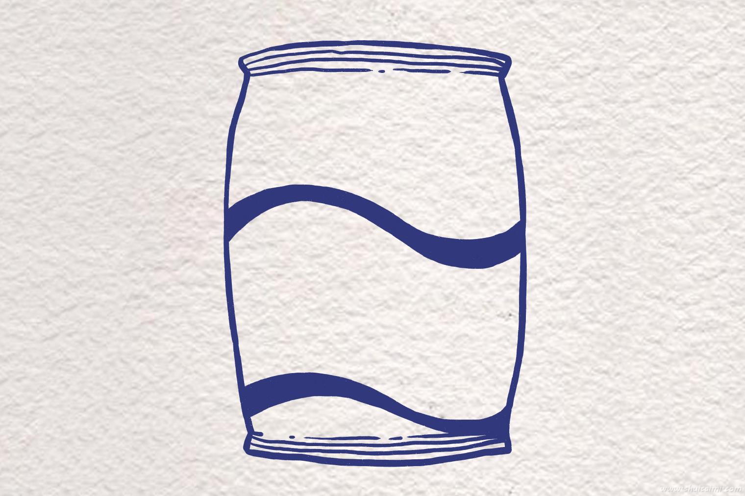 一袋薯片怎么画 一袋薯片简笔画图片大全带颜色