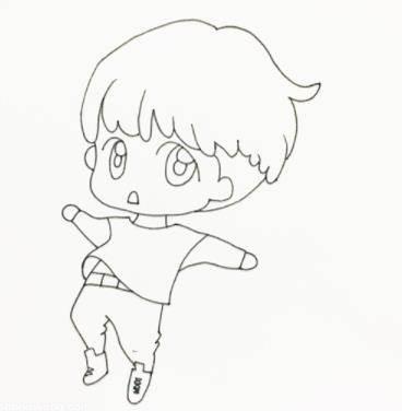 漫画人物简笔画 漫画人物简笔画女生
