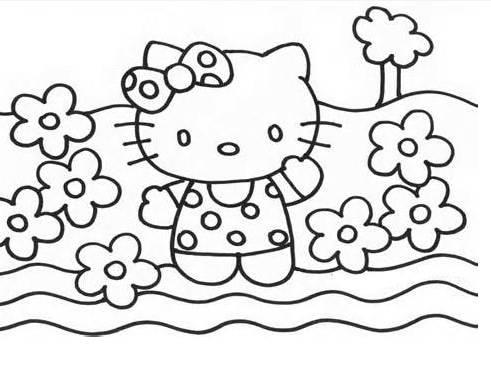 凯蒂猫简笔画 凯蒂猫简笔画图片大全