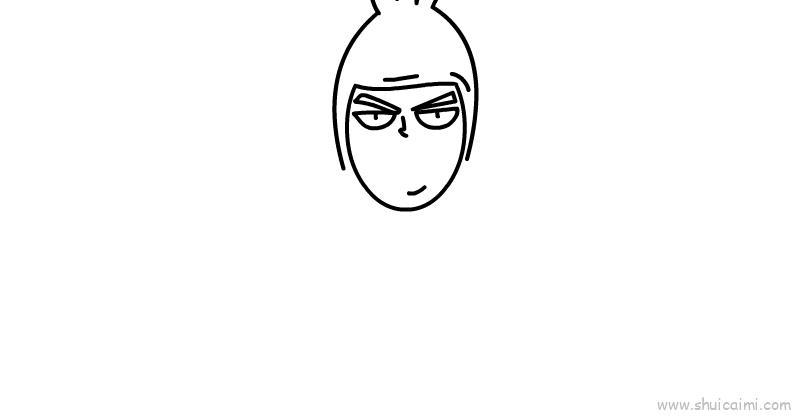 刺客伍六七人物儿童画怎么画 刺客伍六七人物简笔画步骤