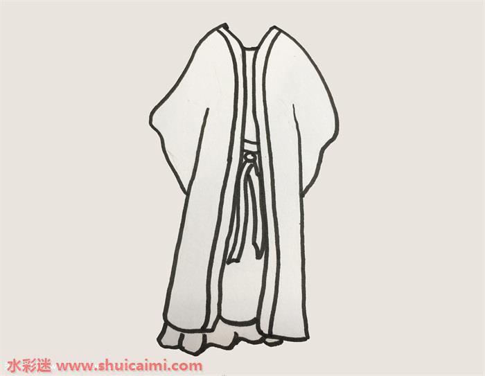 古装怎么画 古装简笔画简单好看带颜色