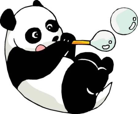 熊猫图片简笔画 熊猫图片简笔画可爱