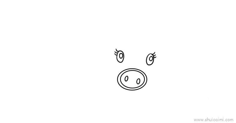 小香猪儿童画怎么画 小香猪简笔画顺序